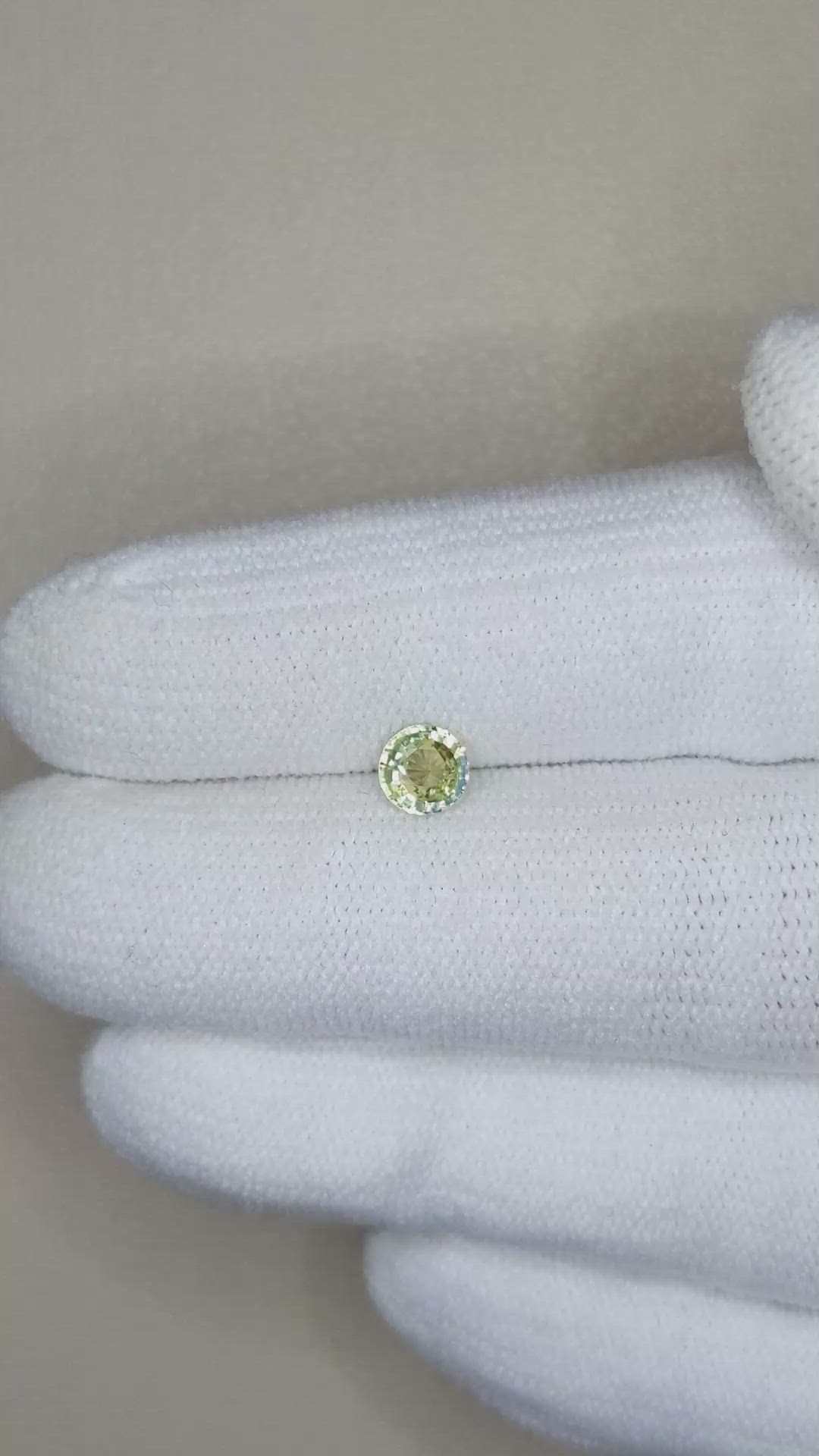 0.50 Ct. Bi Color Sapphire from Madagascar Size Video