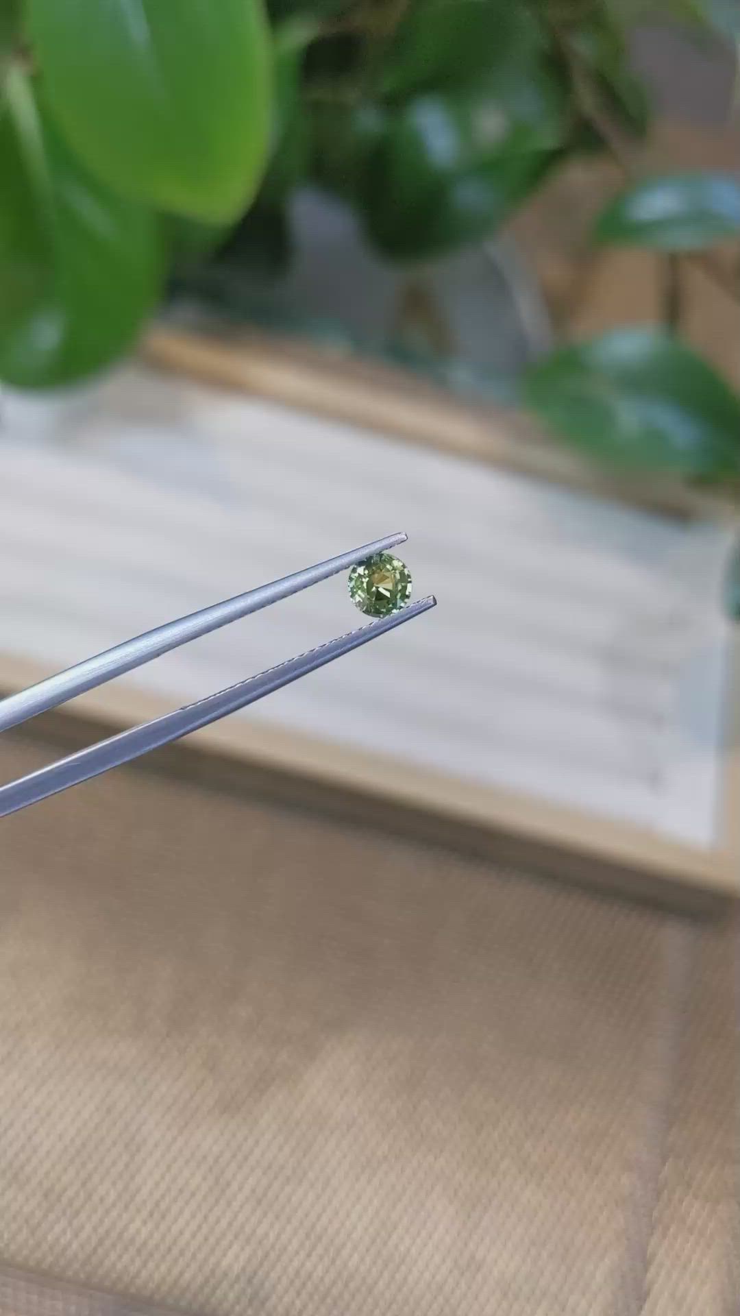 0.50 Ct. Bi Color Sapphire from Madagascar Size Video