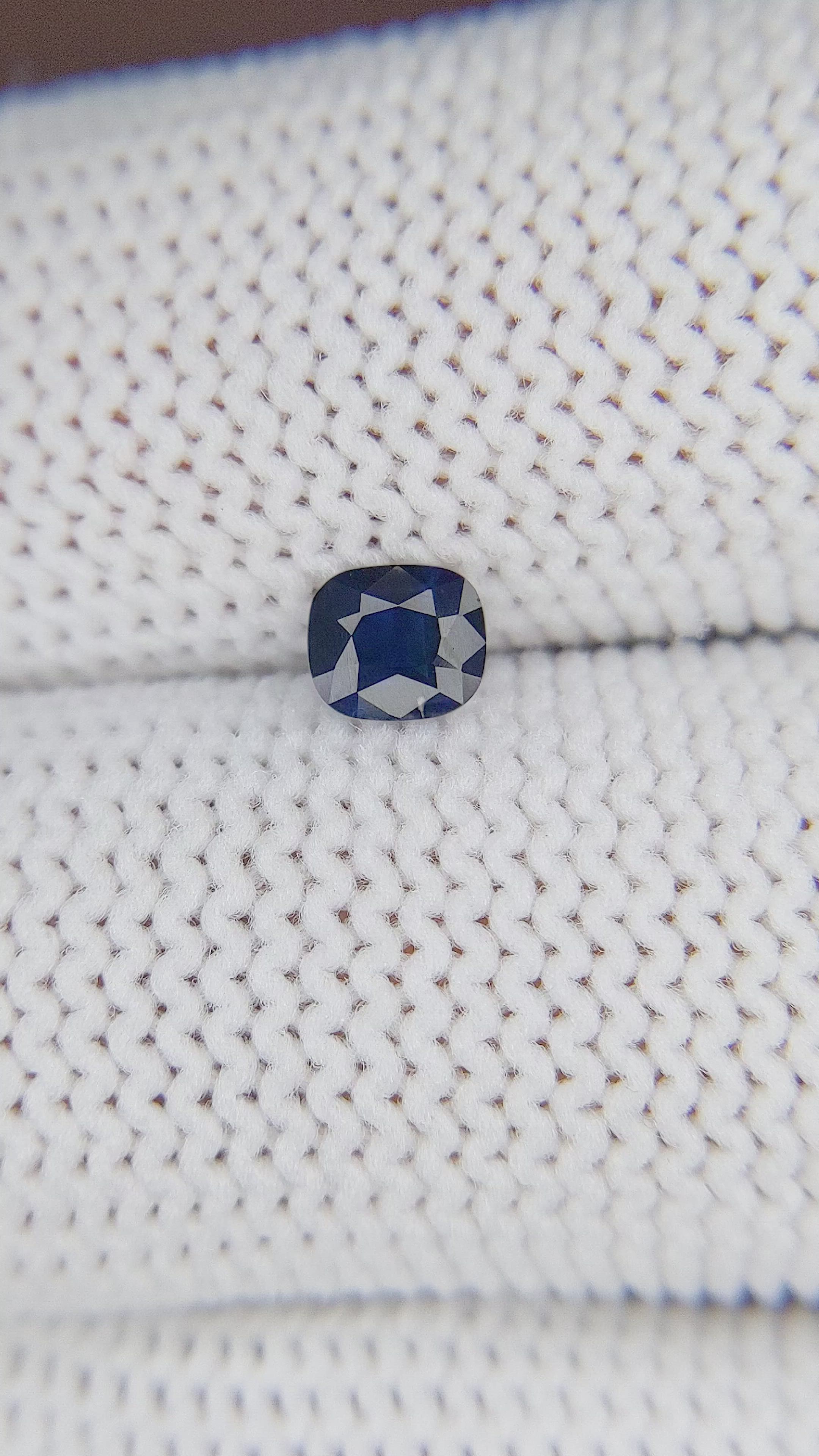 0.32 Ct. Blue Sapphire from Ceylon (Sri Lanka) Size Video