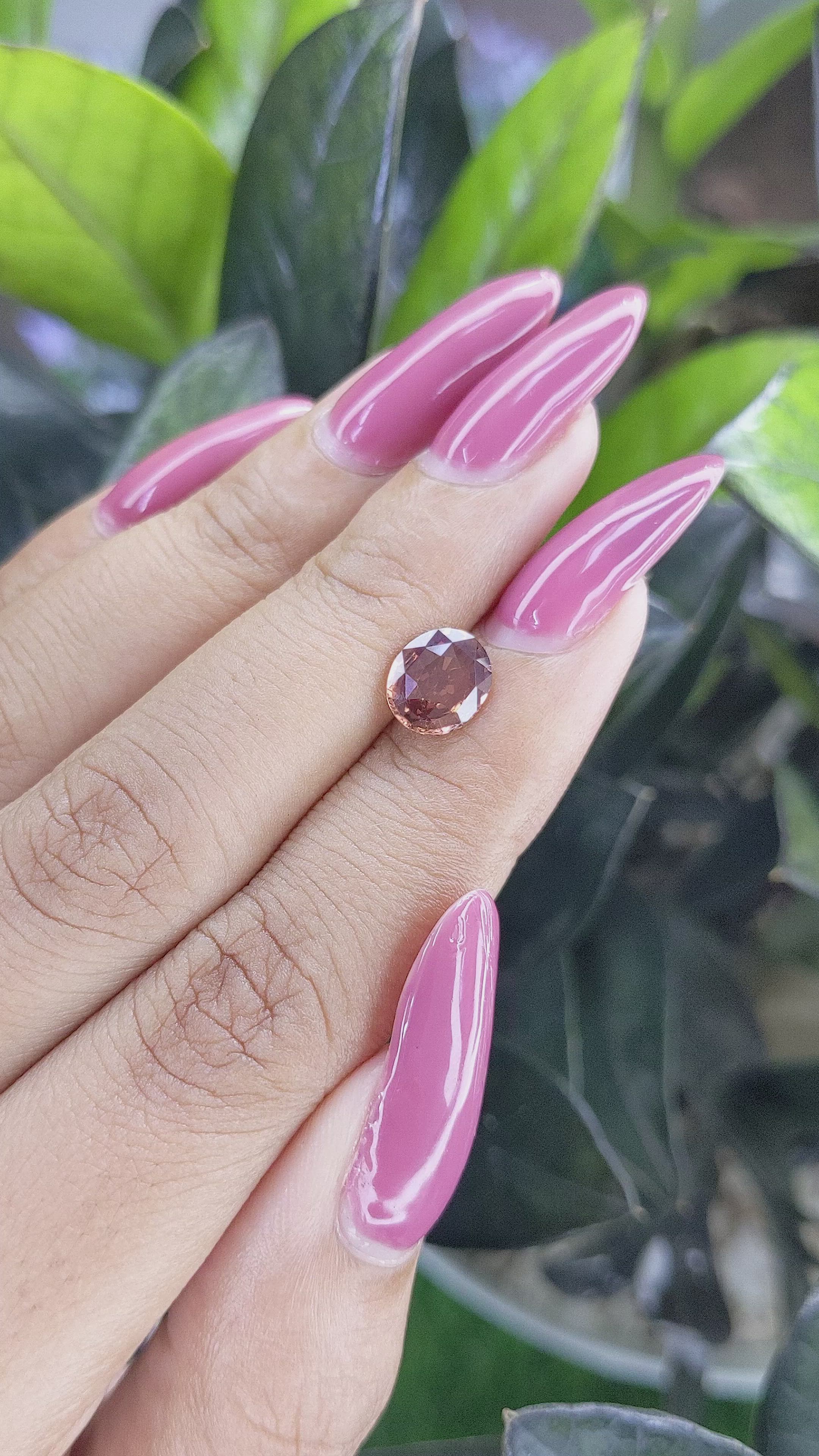 1.55 Ct. Brown Sapphire from Madagascar Size Video