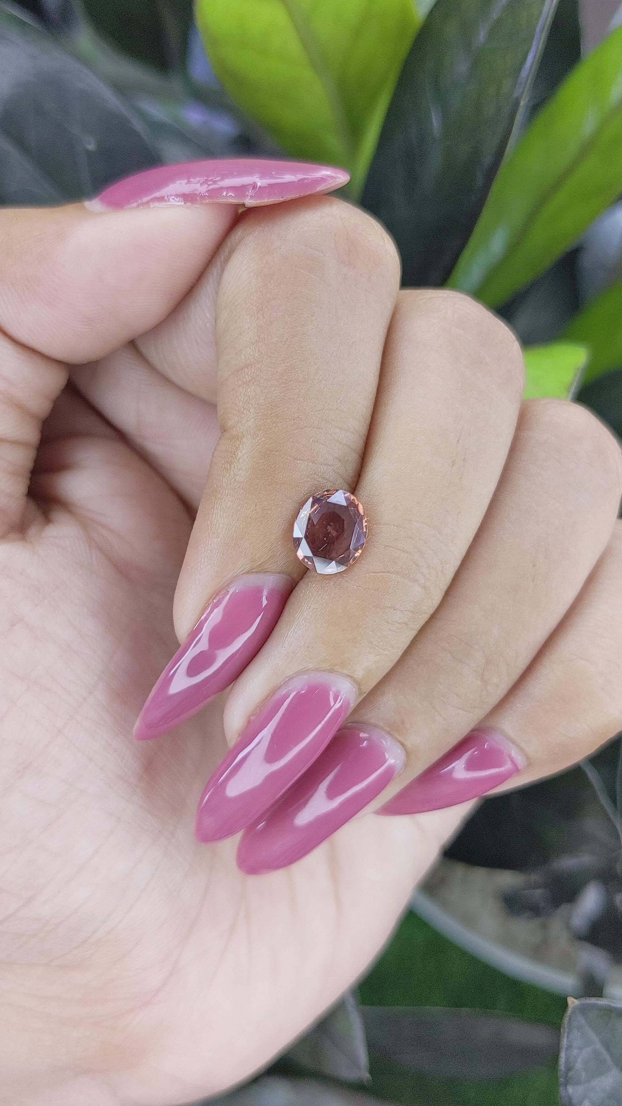 1.55 Ct. Brown Sapphire from Madagascar Size Video