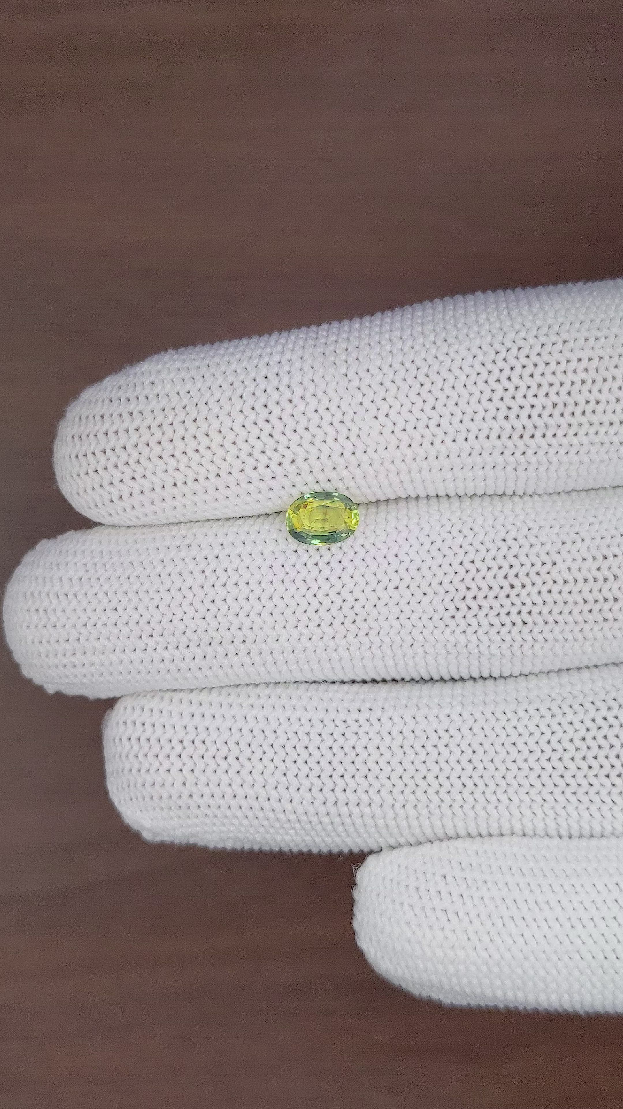 1.09 Ct. Bi Color Sapphire from Madagascar Size Video