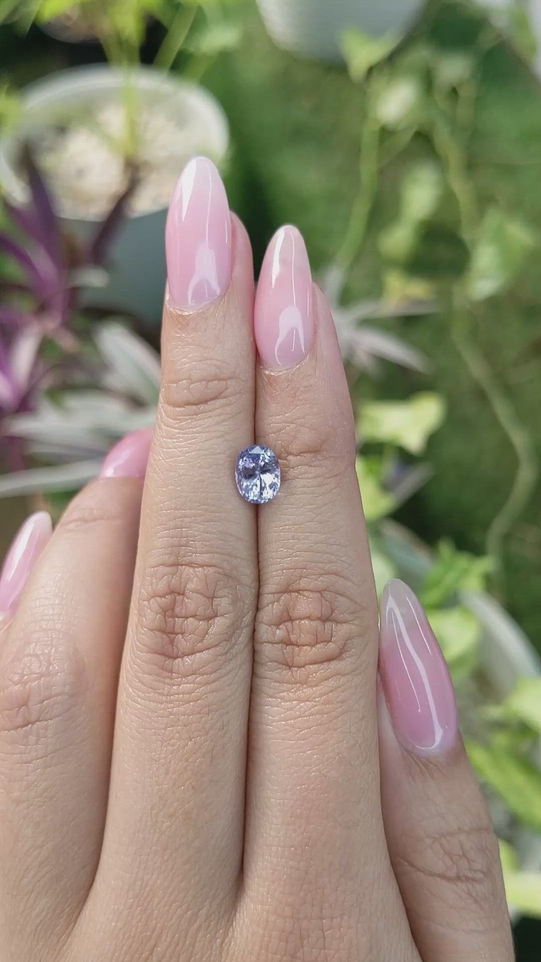 1.51 Ct. Blue Sapphire from Ceylon (Sri Lanka) Size Video