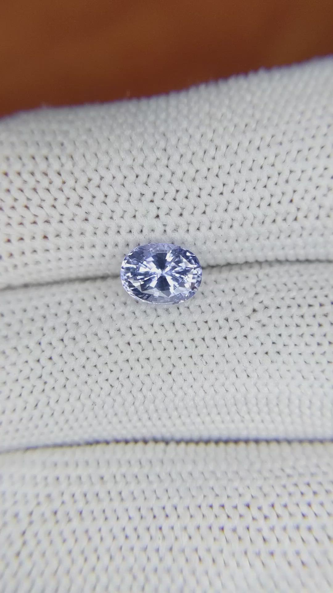 1.51 Ct. Blue Sapphire from Ceylon (Sri Lanka) Size Video
