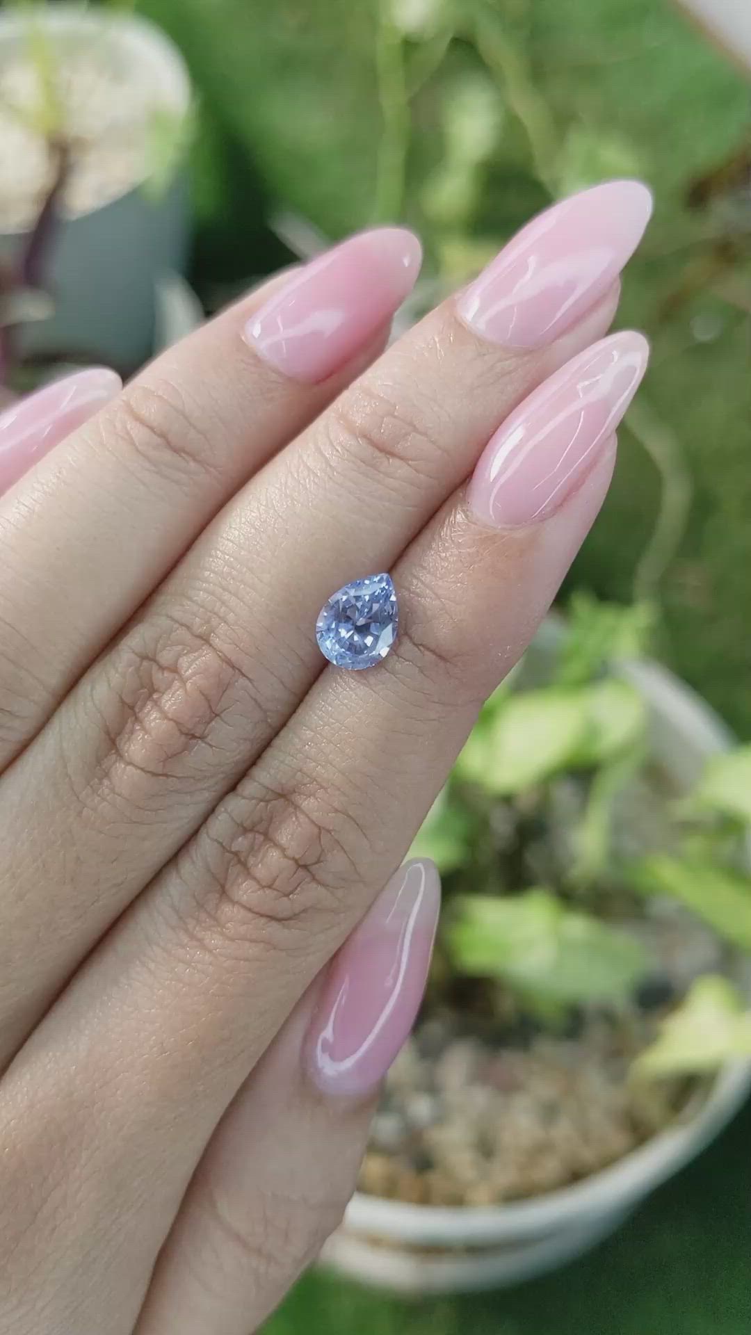 1.80 Ct. Blue Sapphire from Ceylon (Sri Lanka) Size Video