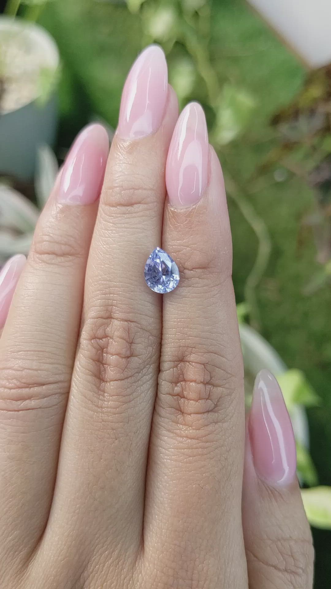 1.80 Ct. Blue Sapphire from Ceylon (Sri Lanka) Size Video