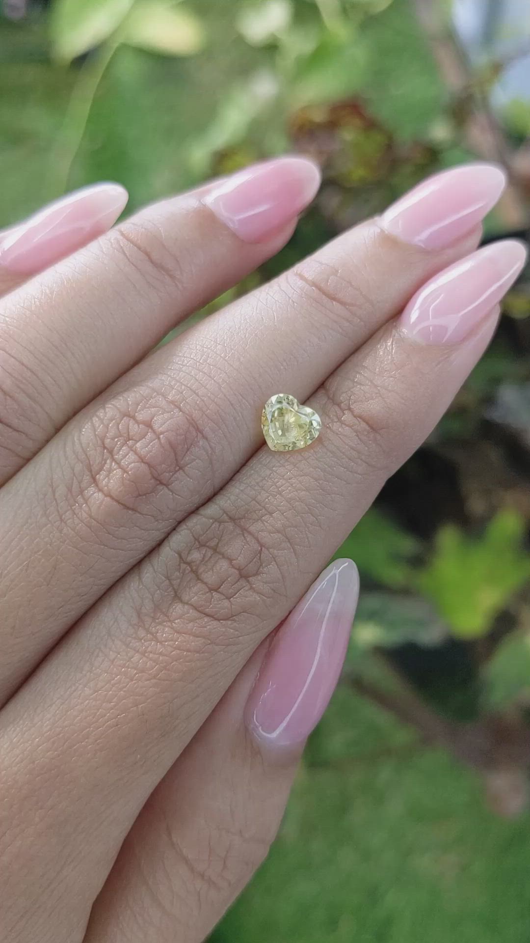1.34 Ct. Yellow Sapphire from Ceylon (Sri Lanka) Size Video
