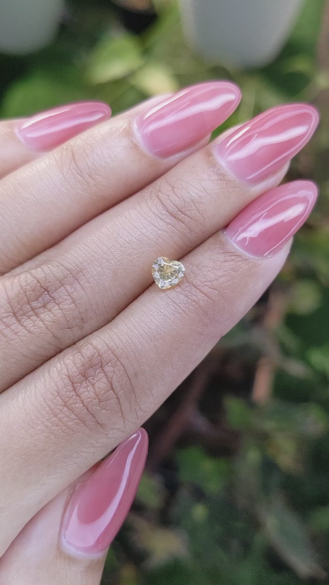 0.79 Ct. Yellow Sapphire from Ceylon (Sri Lanka) Size Video