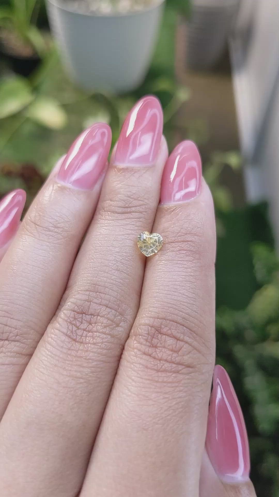 0.79 Ct. Yellow Sapphire from Ceylon (Sri Lanka) Size Video