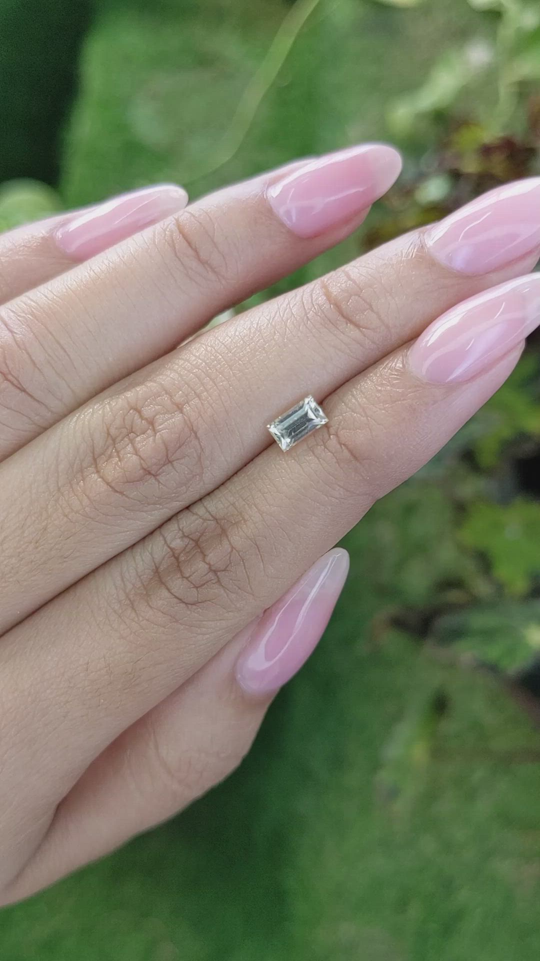 0.88 Ct. Yellow Sapphire from Ceylon (Sri Lanka) Size Video