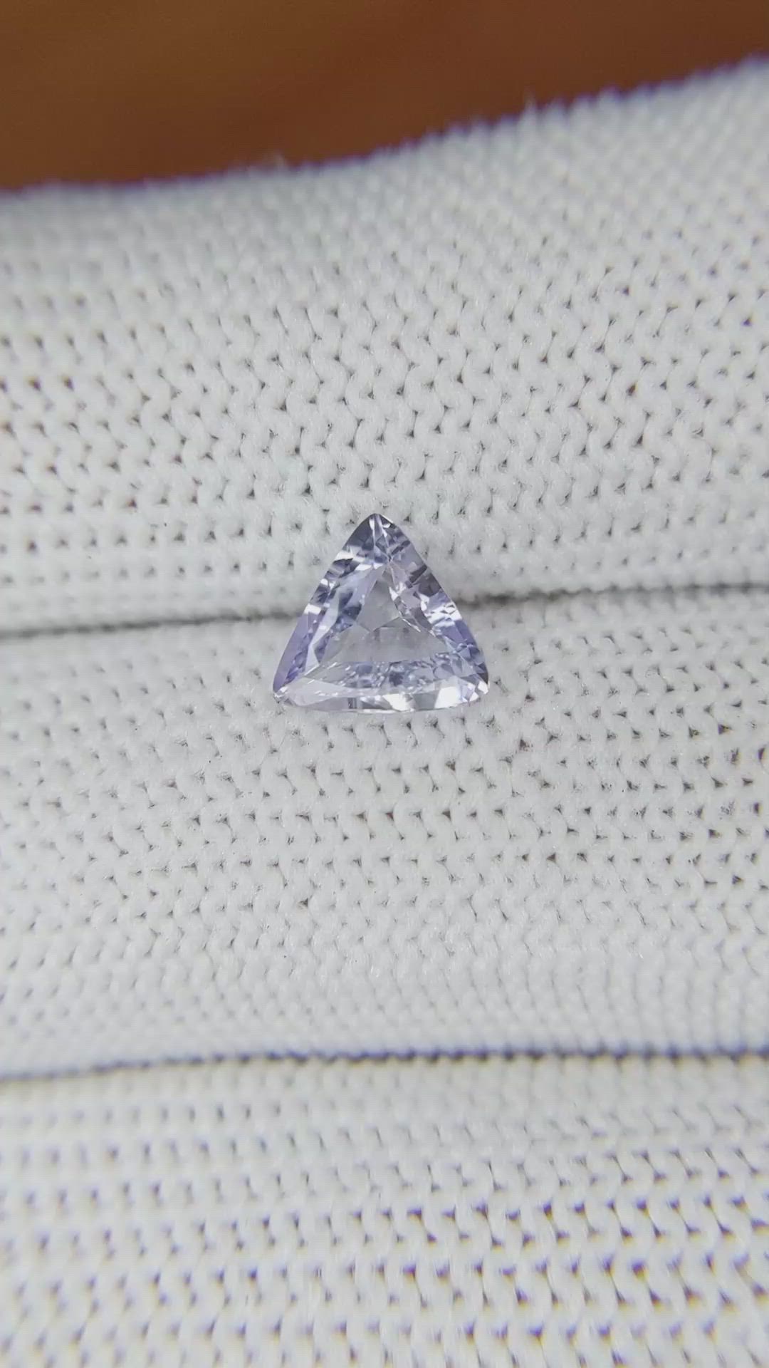 1.11 Ct. Purple Sapphire from Ceylon (Sri Lanka) Size Video