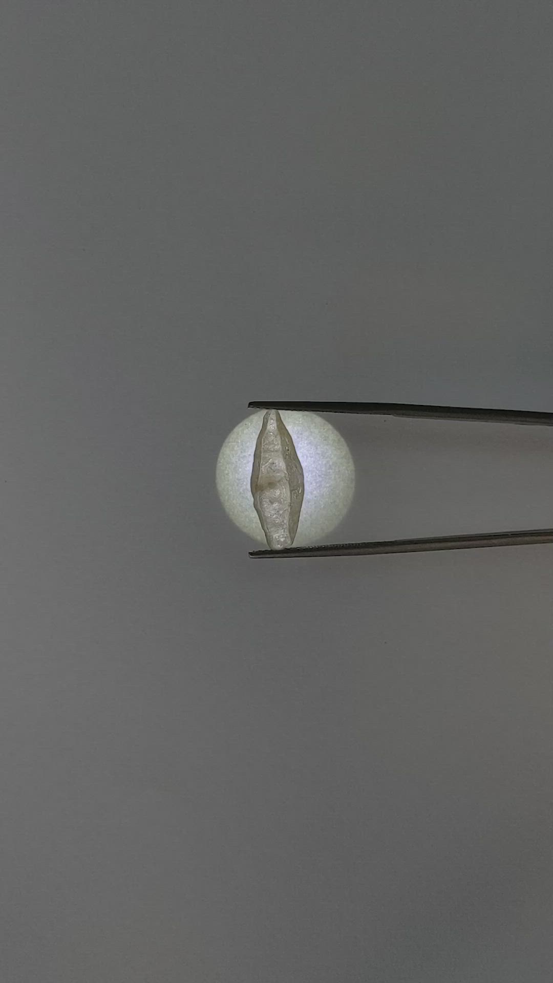 5.88 Ct. Yellow Rough Sapphire from Ceylon (Sri Lanka) Size Video