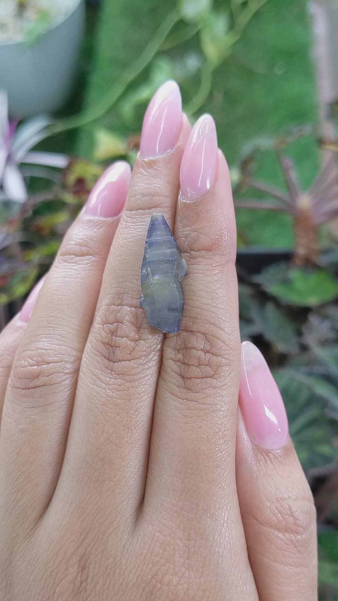 13.19 Ct. Blue Rough Sapphire from Ceylon (Sri Lanka) Size Video