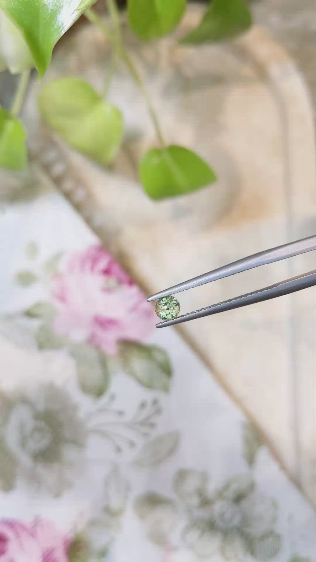 0.46 Ct. Bi Color Sapphire from Madagascar Size Video