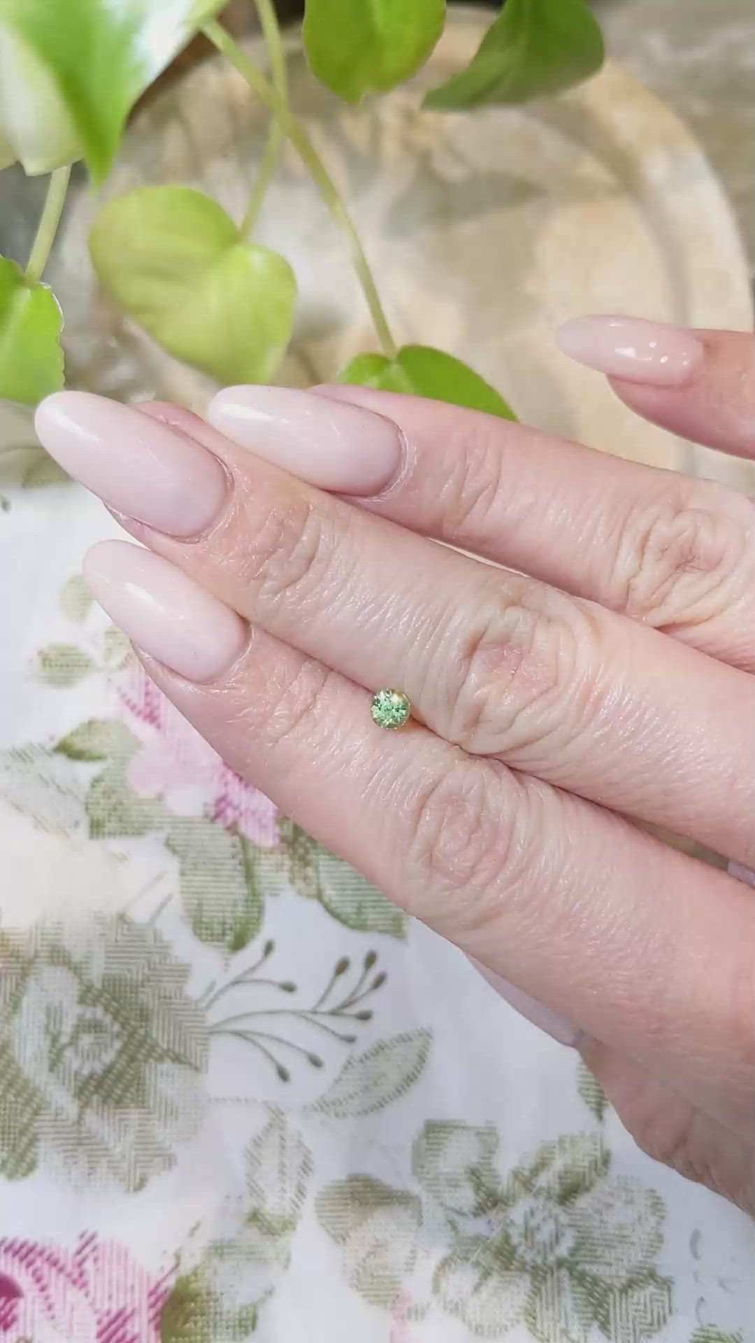 0.46 Ct. Bi Color Sapphire from Madagascar Size Video