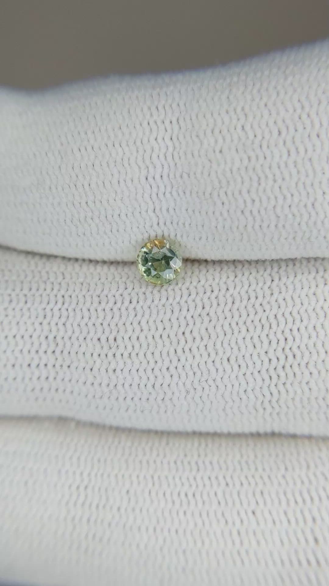 0.46 Ct. Bi Color Sapphire from Madagascar Size Video