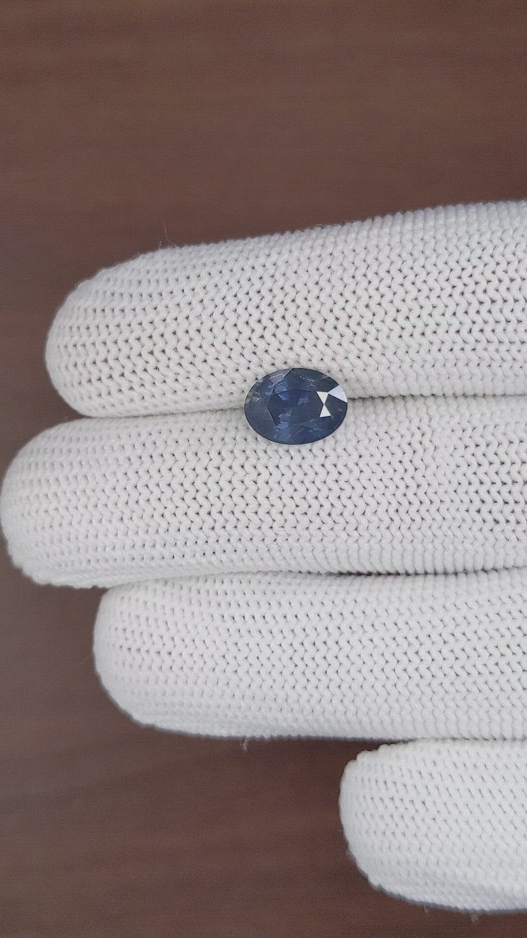 3.07 Ct. Blue Sapphire from Ceylon (Sri Lanka) Size Video