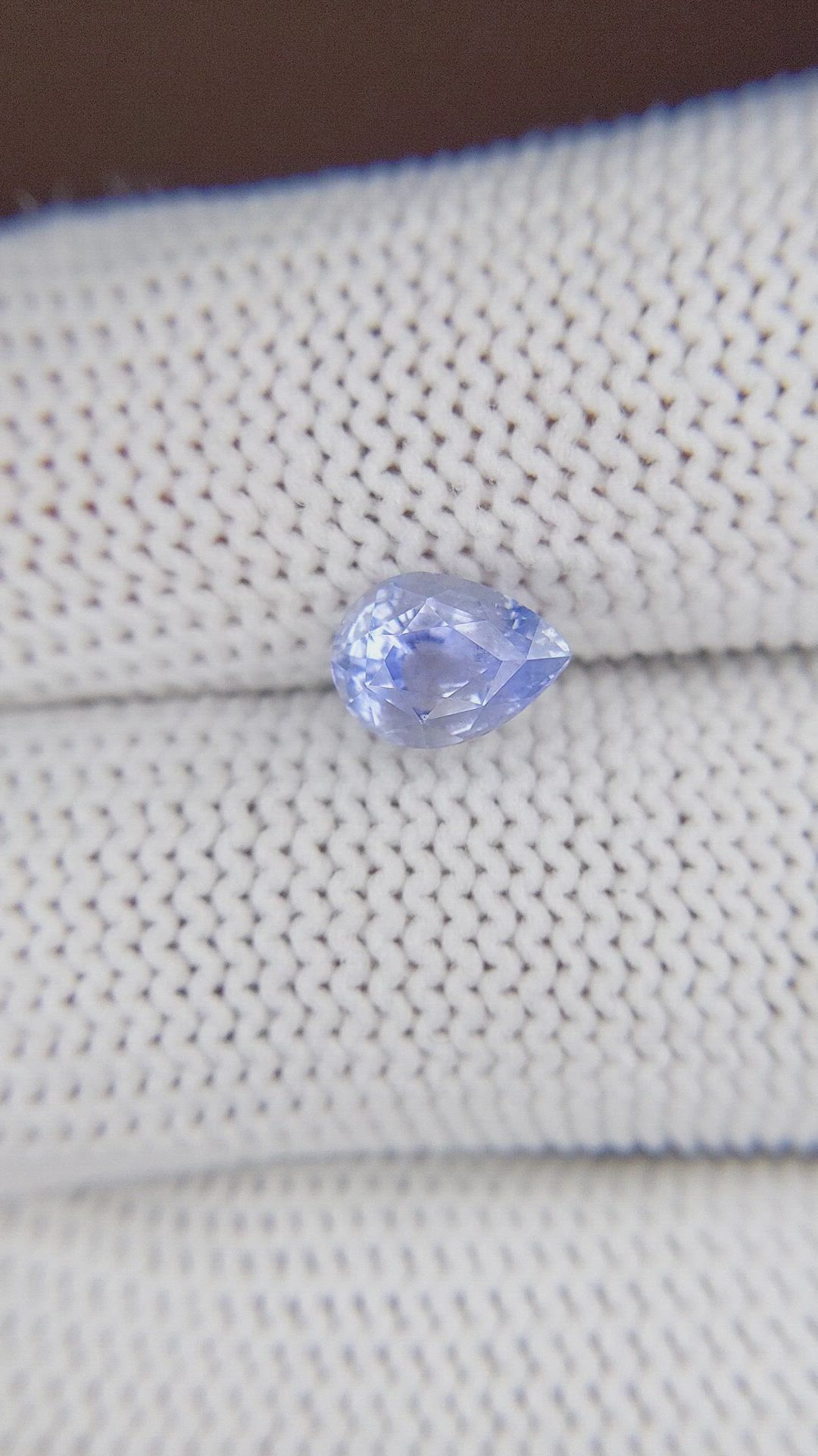 1.54 Ct. Blue Sapphire from Ceylon (Sri Lanka) Size Video