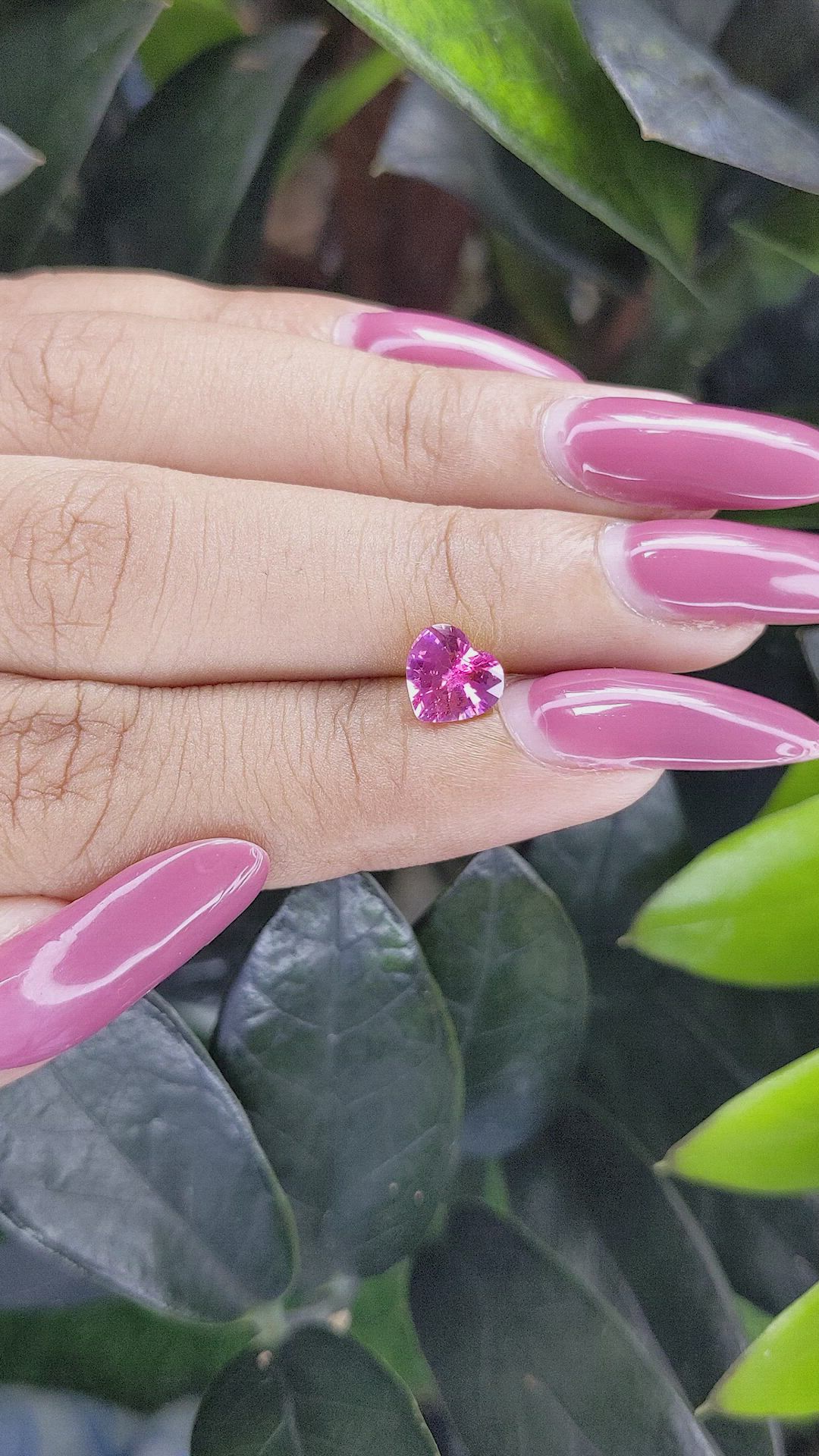 1.16 Ct. Pink Sapphire from Ceylon (Sri Lanka) Size Video