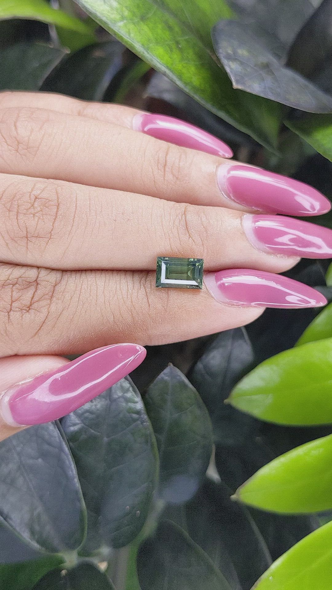 2.00 Ct. Yellowish Green Sapphire from Madagascar Size Video