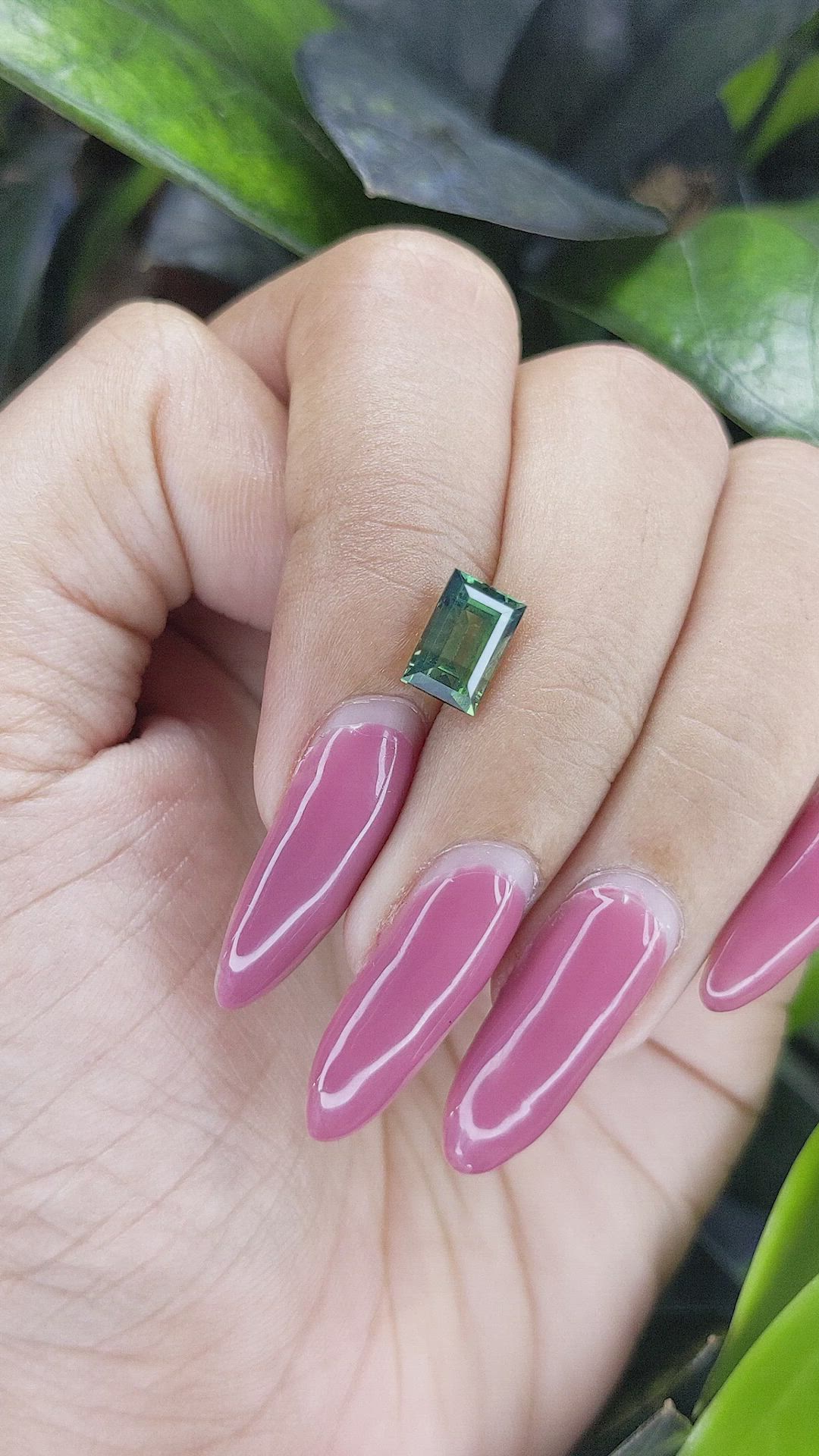 2.00 Ct. Yellowish Green Sapphire from Madagascar Size Video