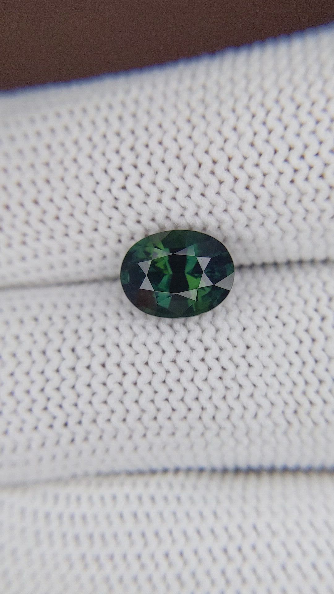 2.80 Ct. Green Sapphire from Madagascar Size Video