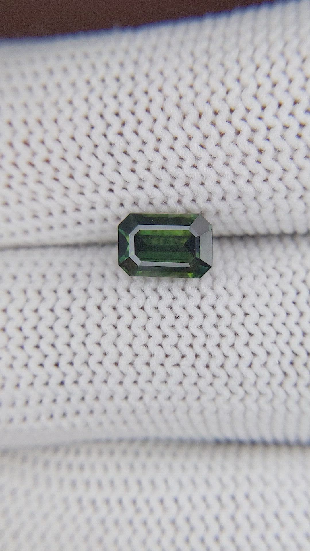 2.03 Ct. Green Sapphire from Ceylon (Sri Lanka) Size Video