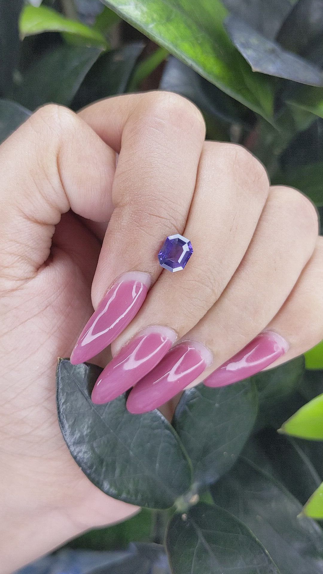 1.50 Ct. Color Change Sapphire from Ceylon (Sri Lanka) Size Video