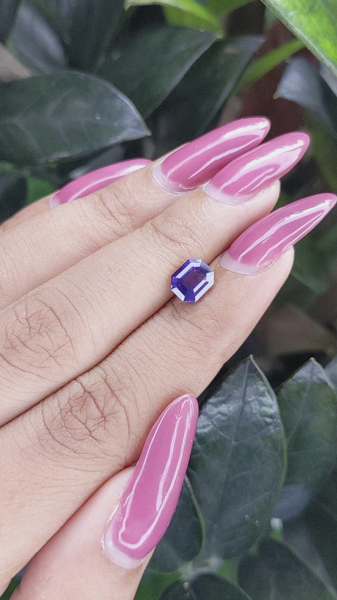 1.50 Ct. Color Change Sapphire from Ceylon (Sri Lanka) Size Video