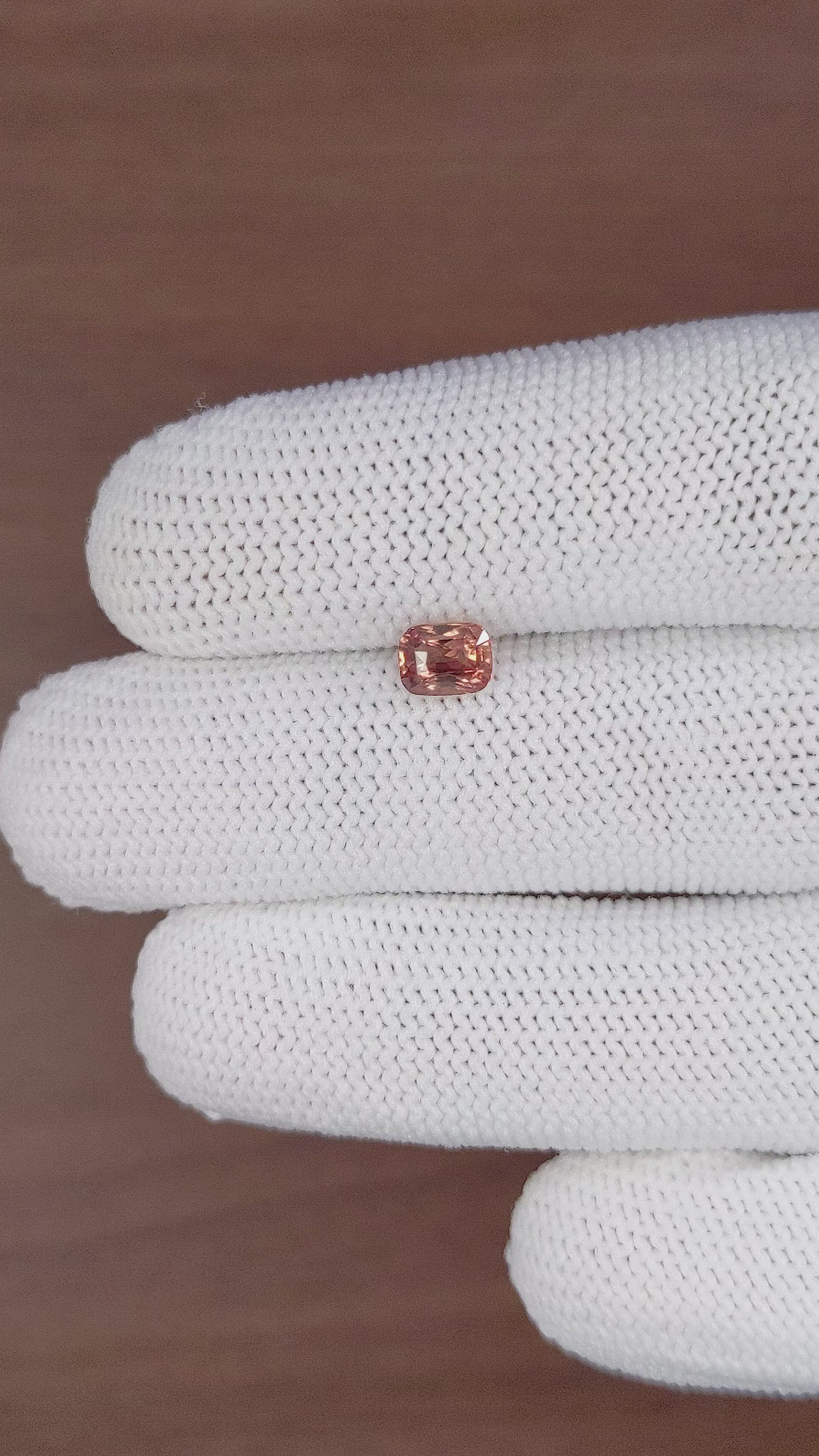 1.03 Ct. Padparadscha Sapphire from Africa Size Video
