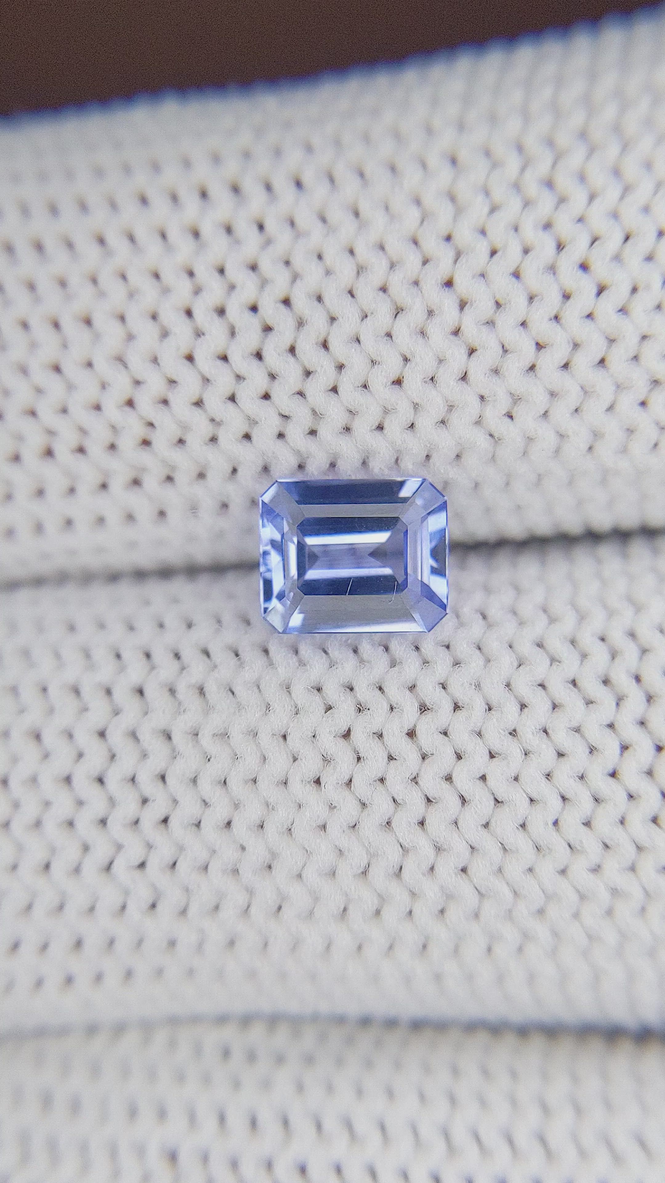 1.16 Ct. Blue Sapphire from Africa Size Video