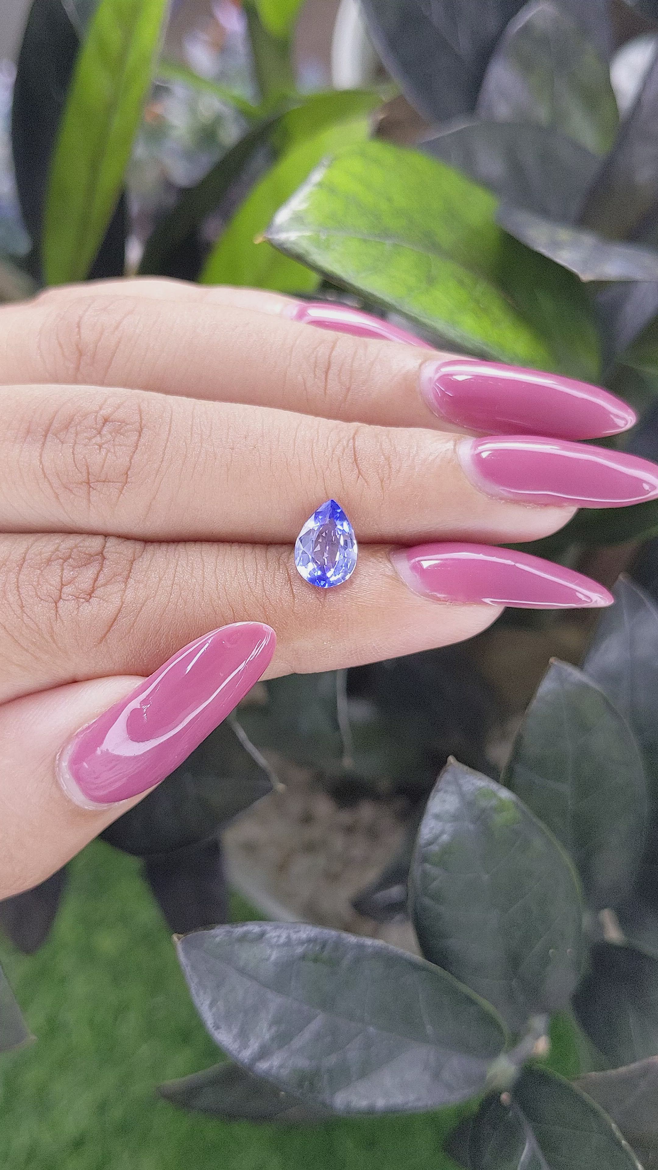 1.37 Ct. Bi Color Sapphire from Africa Size Video