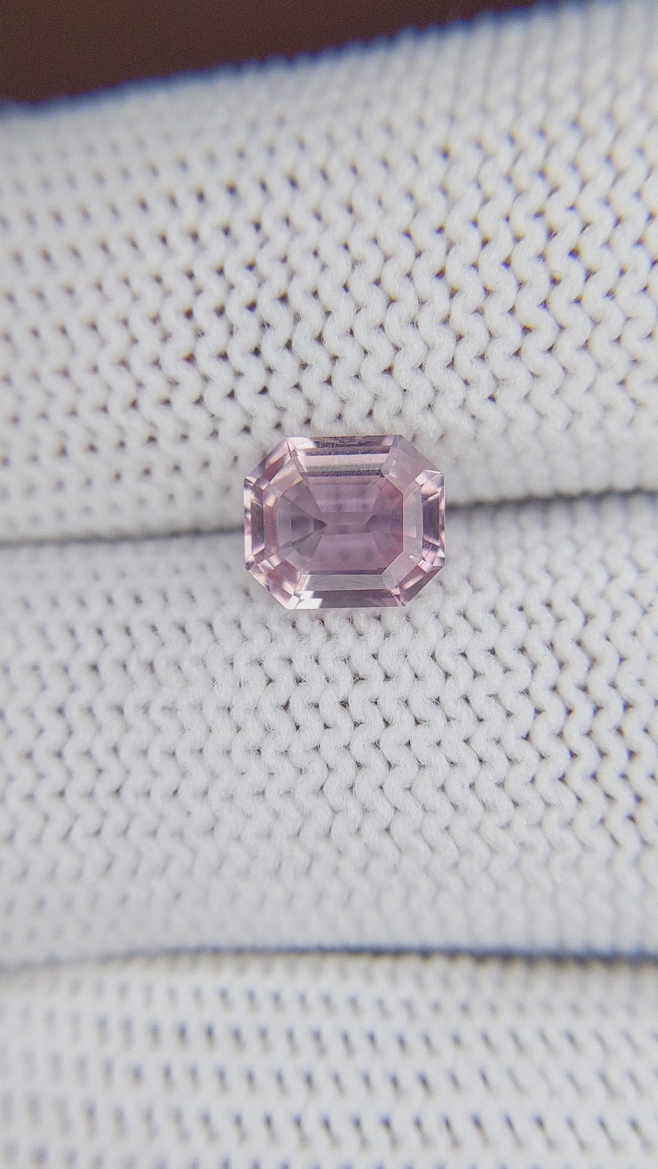 1.53 Ct. Pink Sapphire from Africa Size Video