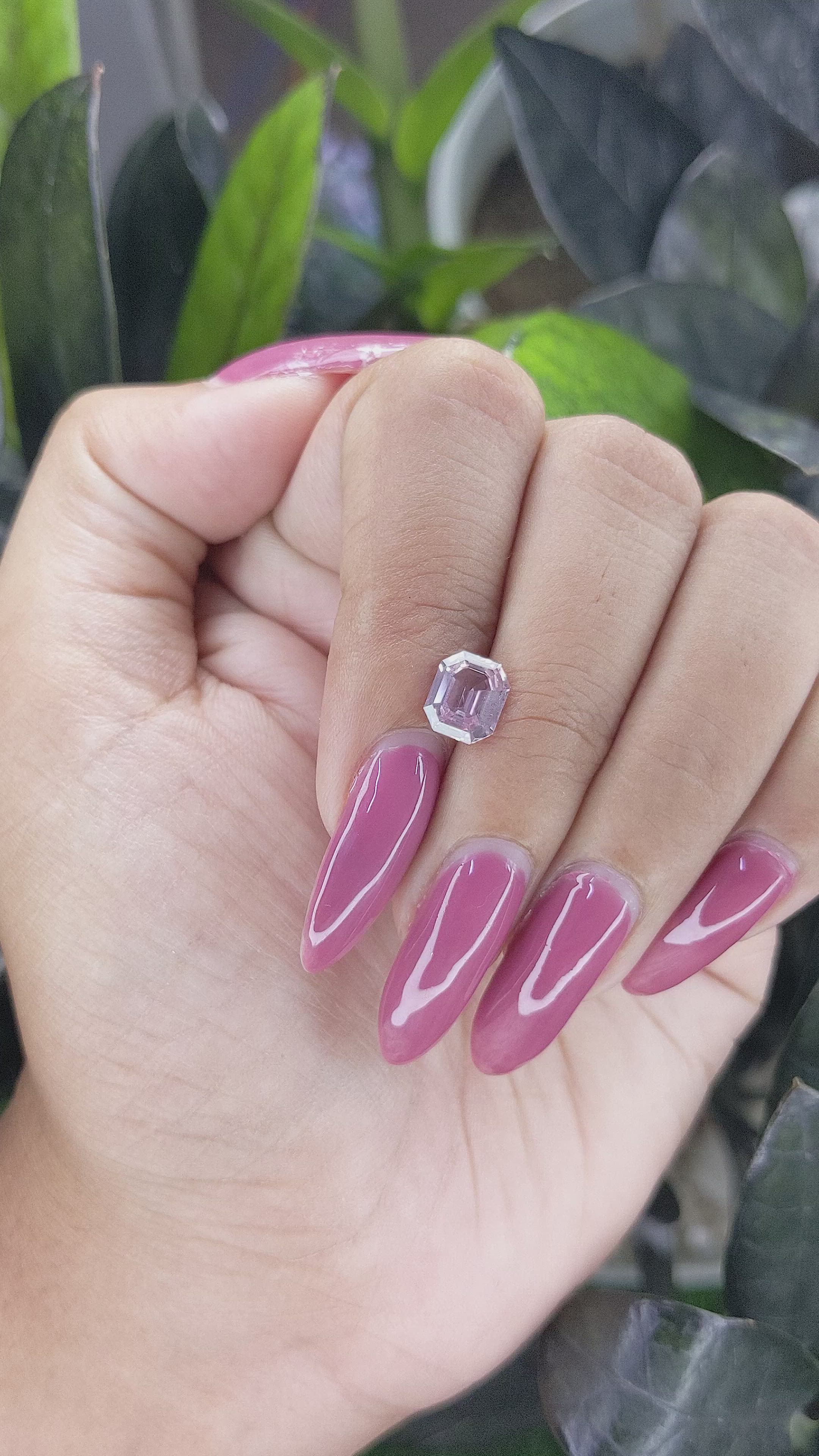 1.53 Ct. Pink Sapphire from Africa Size Video