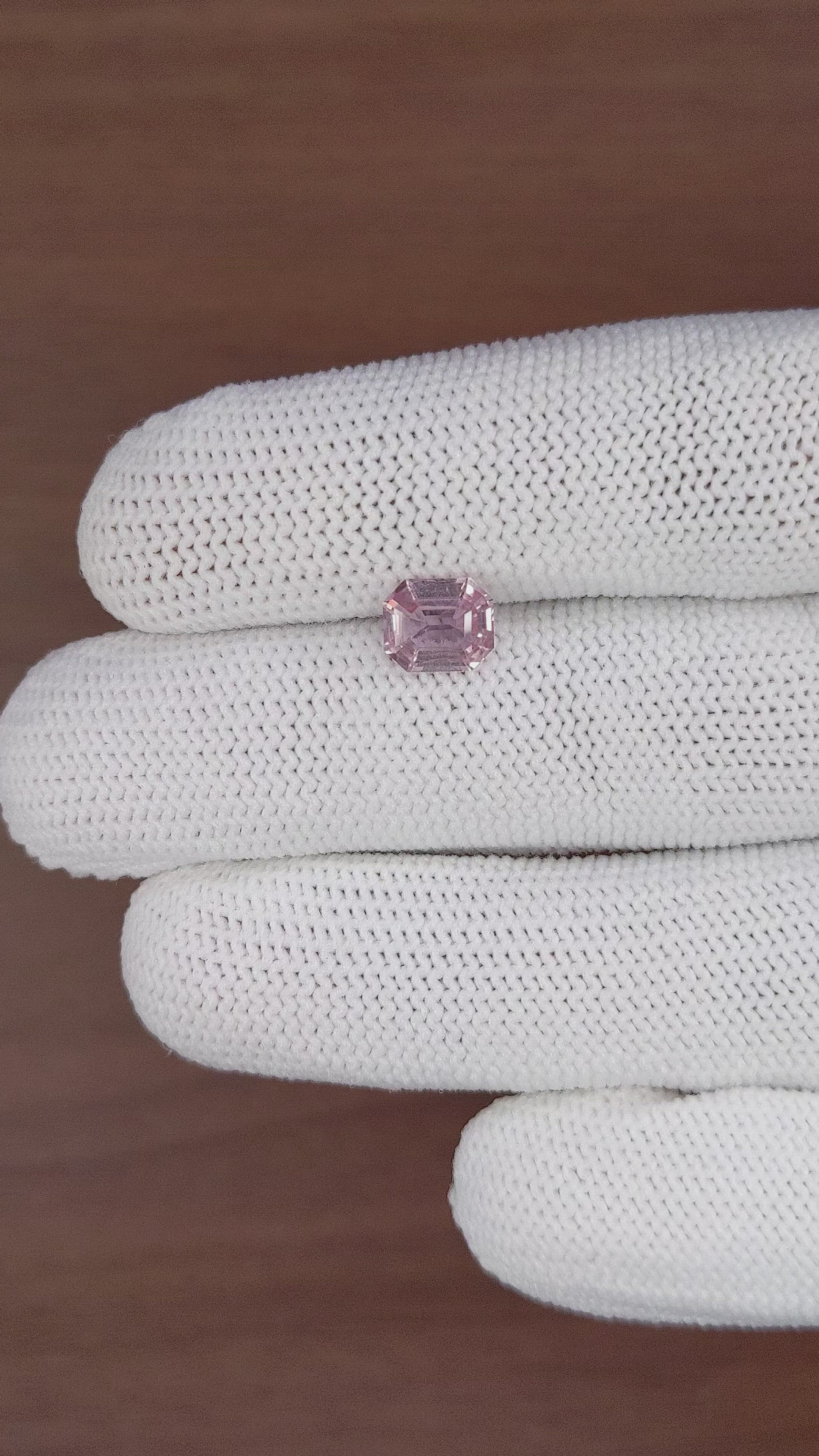 1.53 Ct. Pink Sapphire from Africa Size Video