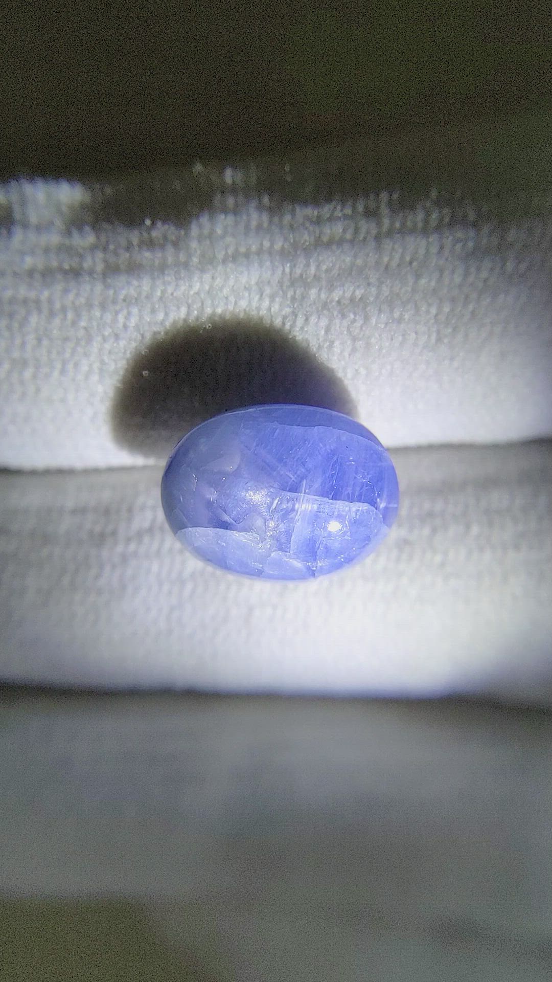9.60 Ct. Blue Star Sapphire from Burma (Myanmar) Size Video