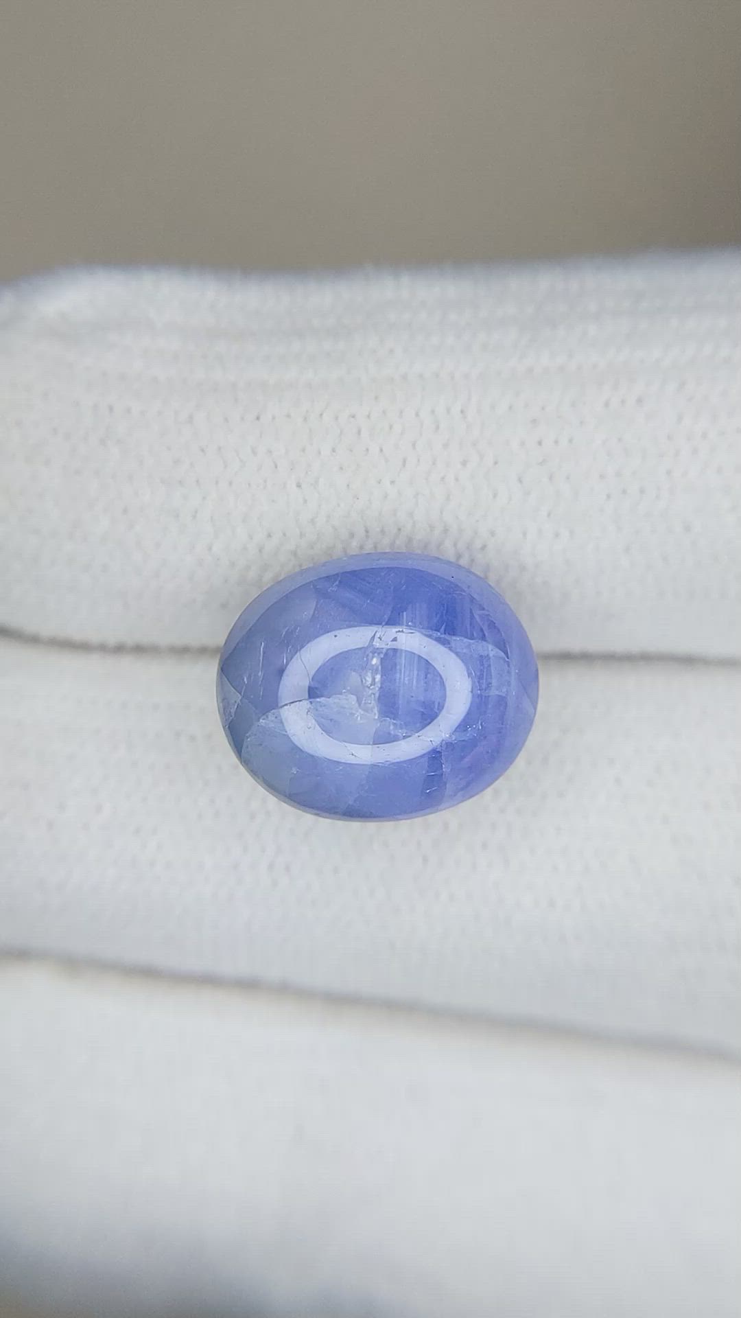 9.60 Ct. Blue Star Sapphire from Burma (Myanmar) Size Video