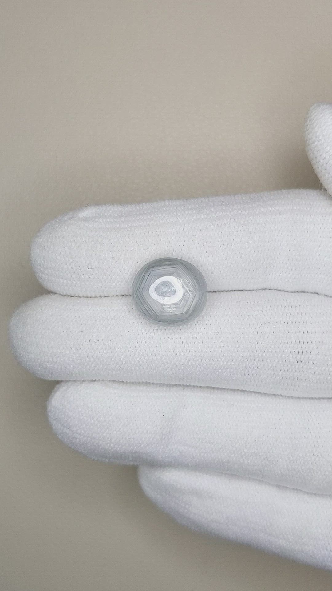 9.27 Ct. Grey Star Sapphire from Burma (Myanmar) Size Video