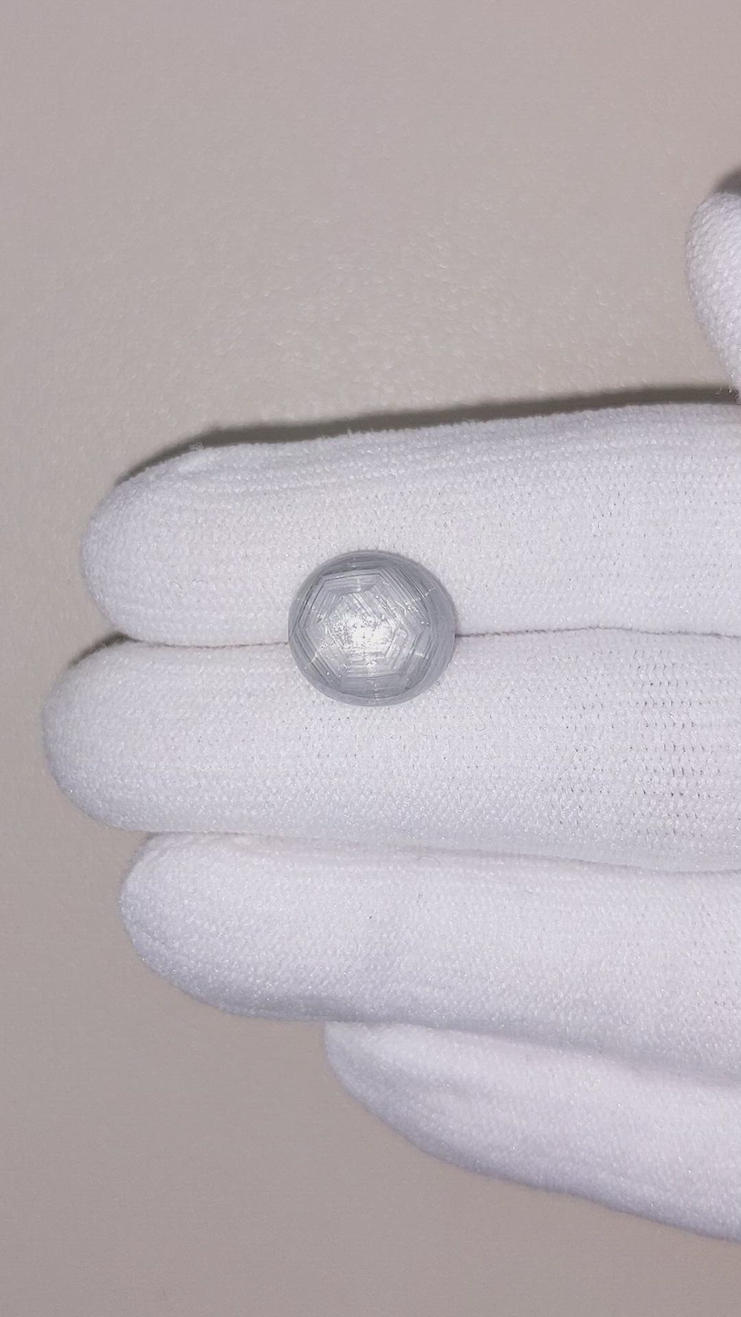 9.27 Ct. Grey Star Sapphire from Burma (Myanmar) Size Video