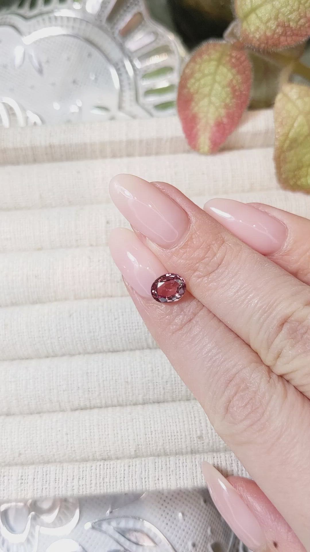 1.68 Ct. Padparadscha Sapphire from Madagascar Size Video