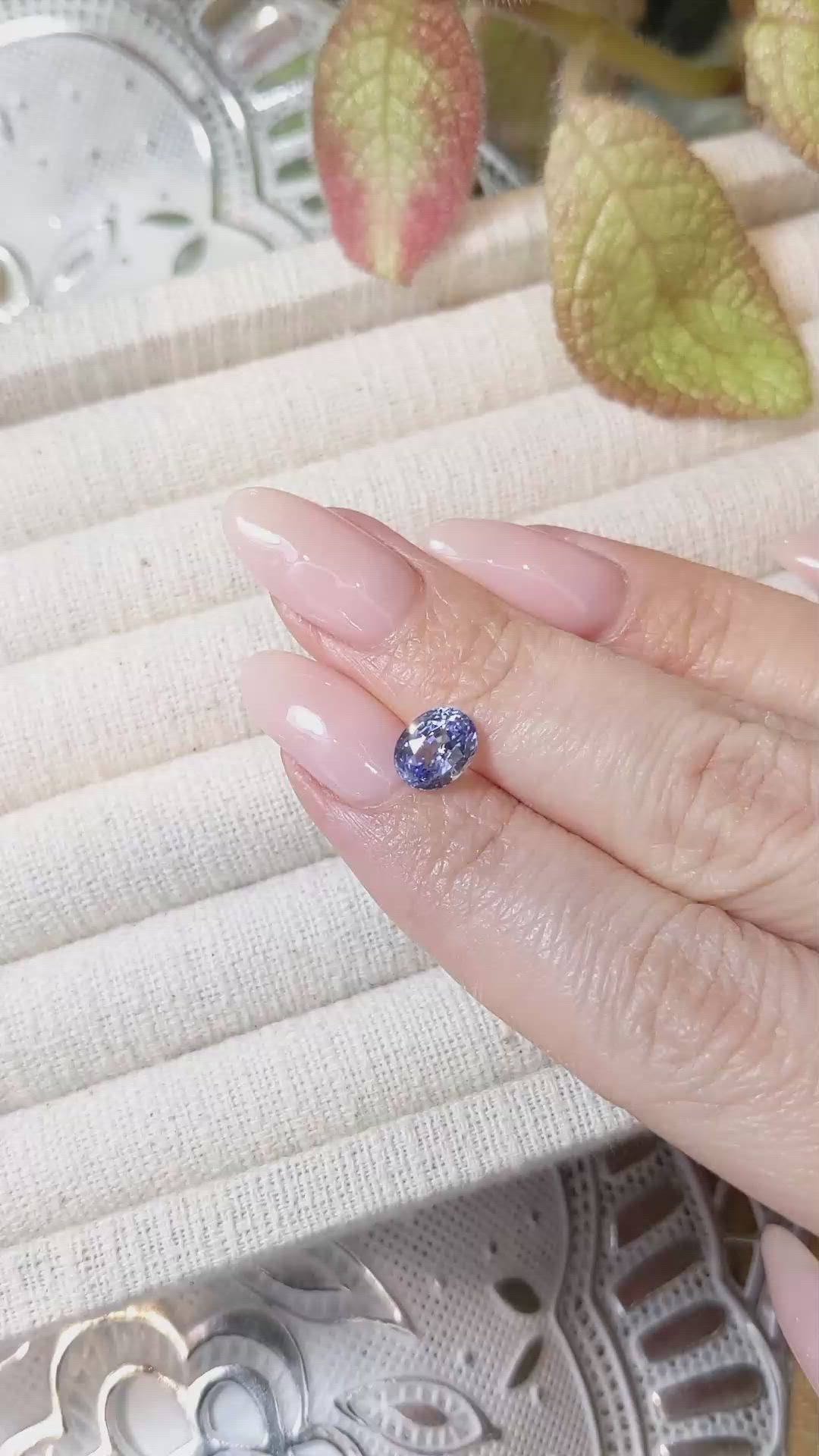 1.93 Ct. Blue Sapphire from Ceylon (Sri Lanka) Size Video