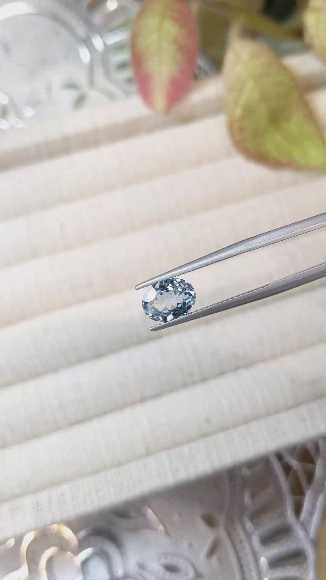 2.09 Ct. Blue Sapphire from Ceylon (Sri Lanka) Size Video