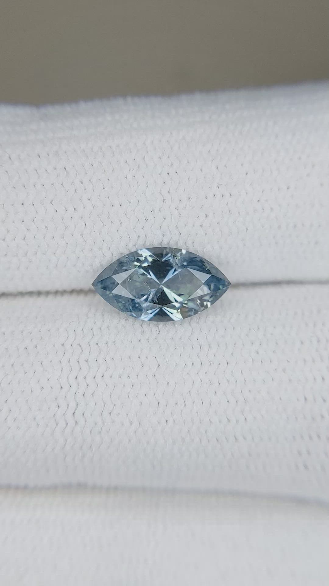 1.44 Ct. Greenish Blue Sapphire from Montana Size Video