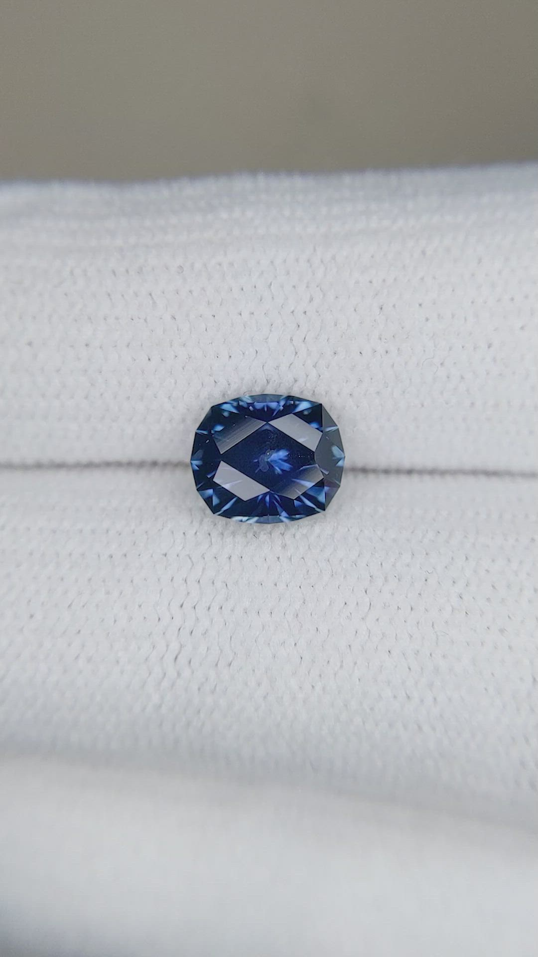 1.64 Ct. Greenish Blue Sapphire from Montana Size Video