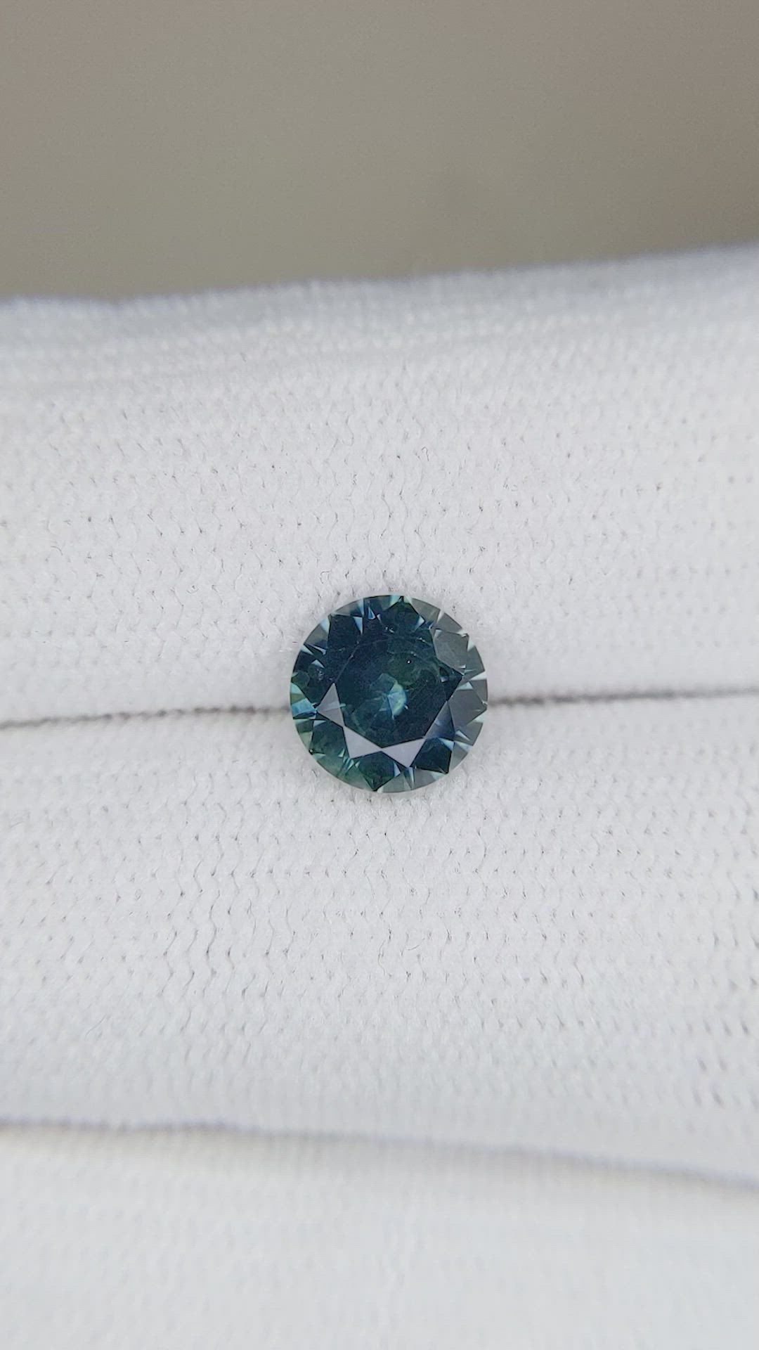 1.47 Ct. Bluish Green Sapphire from Montana Size Video