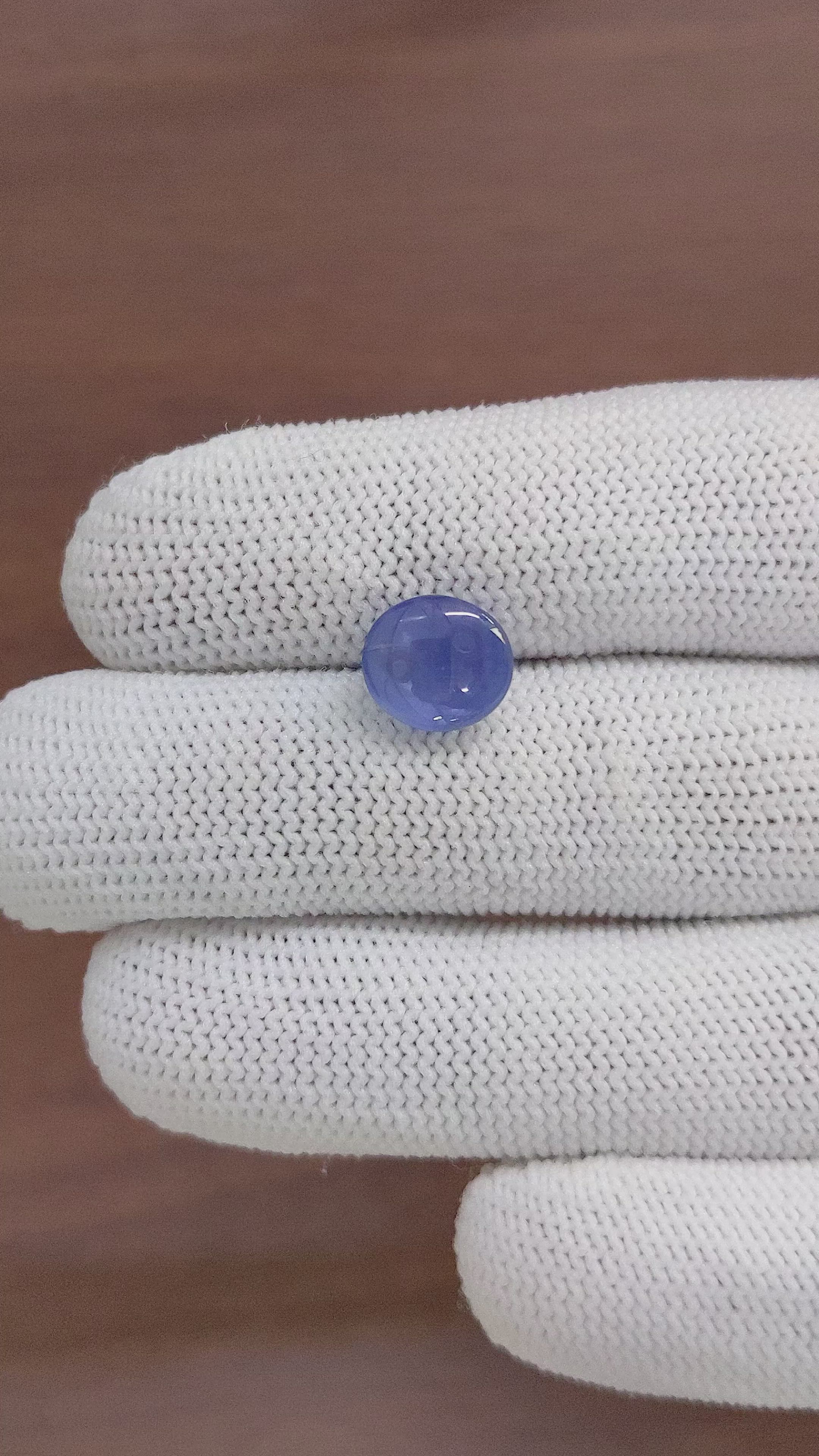 6.12 Ct. Blue Star Sapphire from Ceylon (Sri Lanka) Size Video
