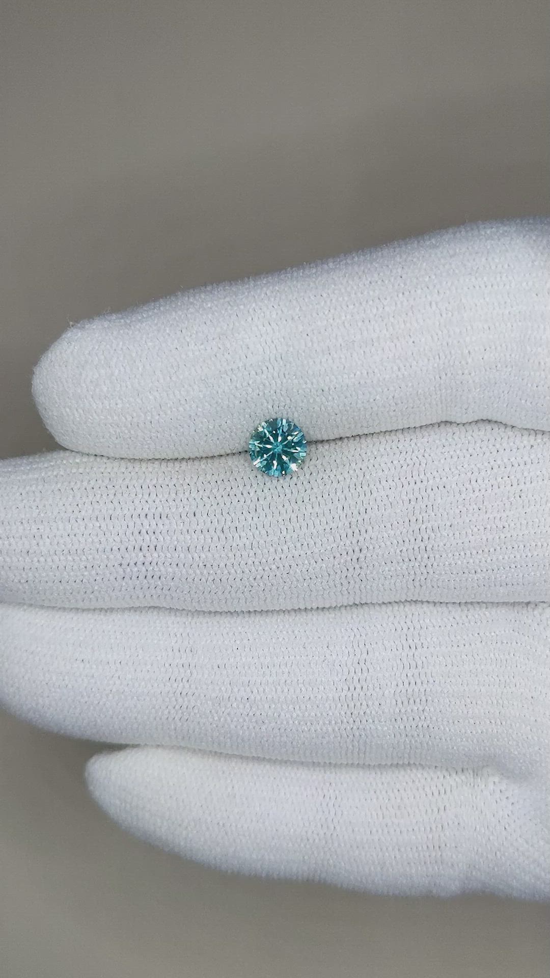 0.85 Ct. Greenish Blue Sapphire from Montana Size Video