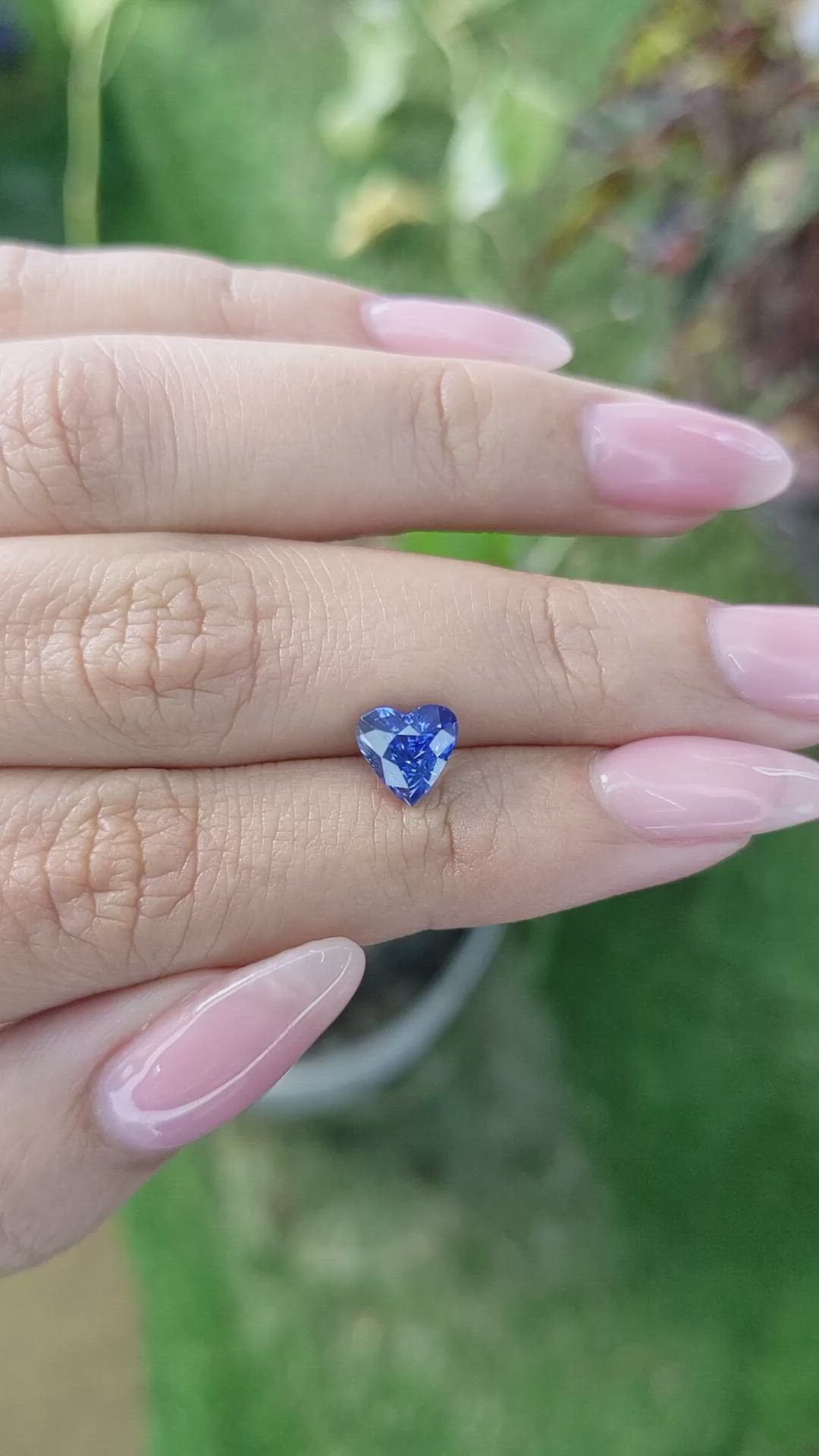 1.94 Ct. Blue Sapphire from Ceylon (Sri Lanka) Size Video