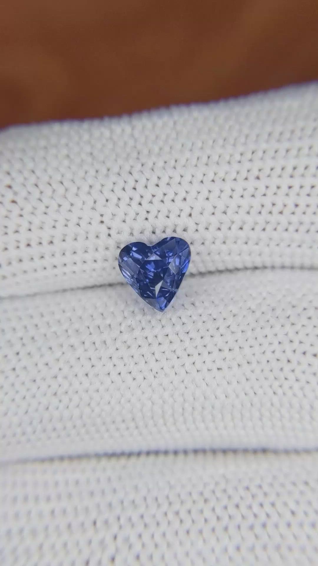 1.94 Ct. Blue Sapphire from Ceylon (Sri Lanka) Size Video