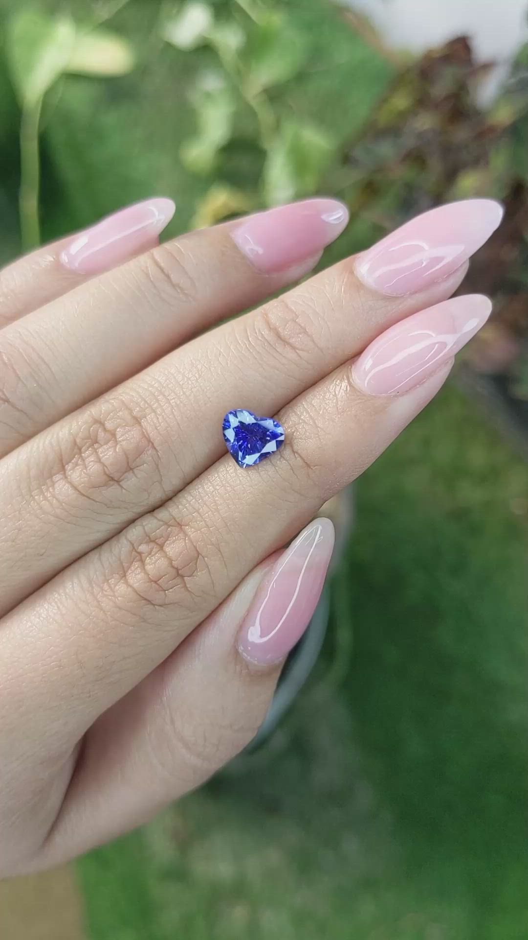 1.71 Ct. Blue Sapphire from Ceylon (Sri Lanka) Size Video